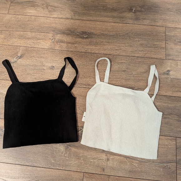 Eloquii Tops - 2 Eloquii Ribbed Tank Tops - 14/16